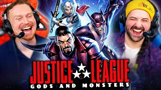 JUSTICE LEAGUE: GODS AND MONSTERS (2015) MOVIE REACTION! First Time Watching! DC Animated