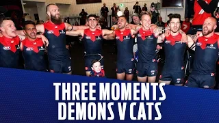 Melbourne v Geelong | Three moments that mattered | Elimination Final, 2018  | AFL