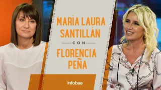 Florencia Peña con María Laura Santillán: "Para mí, esta crisis económica es una más"