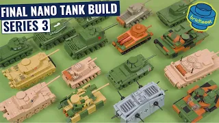 Finalizing COBI WW2 Nano Tanks - SERIES 3  (Speed Build Review + Scale Comparison)