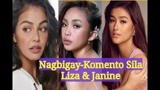 LIZA SOBERANO, JANINE GUTIERREZ NAGBIGAY-KOMENTO kay MAYMAY!