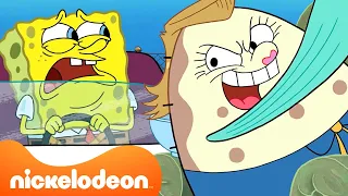 SpongeBob Has a Driving Lesson - Without Mrs. Puff! 👀 | SpongeBob SquarePants | Nickelodeon UK