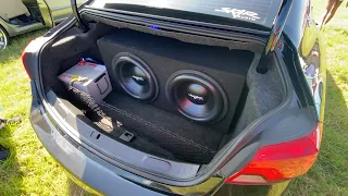 2 15" SUBWOOFERS TEAR UP THIS IMPALA!