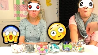 VERRÜCKTE Candy Challenge mit Augenmasken 😂 Super Lustig mit NINA & Überraschungs Süßigkeiten