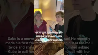 Nonverbal Autistic Teen makes a friend! Talks to her on FaceTime for 1st Time! #autism #nonverbal