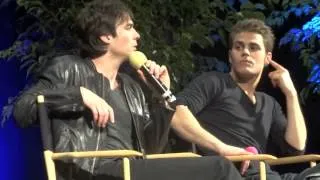 Ian Somerhalder and Paul Wesley TVD Con Orlando Panel!