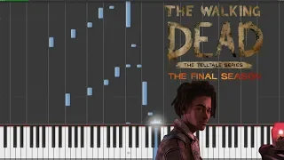 The Walking Dead The Fainal Season - Don't Be Afraid (Piano Tutorial)