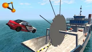 BeamNG.drive - Giant Saw Against #6