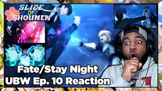 THIS MAN'S HANDS ARE ON ANOTHER LEVEL!!! | Fate/Stay Night Unlimited Blade Works Episode 10 Reaction