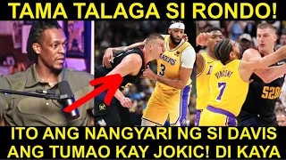 TAMA si Rondo! Hindi Kaya ni AD DEPENSAHAN si Jokic ng Buong Game! SIRA ang GAMEPLAN