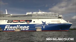 Finnsirius At Långnäs Maiden Voyage 15 September 2023 Finnlines
