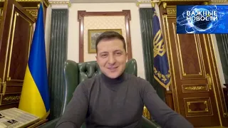 В новом видео Зеленского «запикали» его слова.