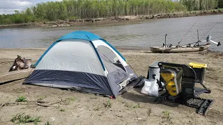 Two Nights Alone on the River! (Fishing and Camping)