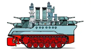 Корабль Танк - Танковая дичь (анимация)