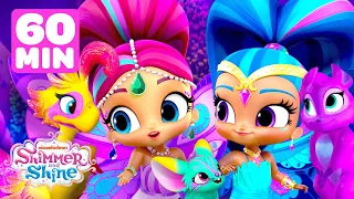 Shimmer and Shine's Genie Adventures in the Forest! | 1 Hour Compilation | Shimmer and Shine