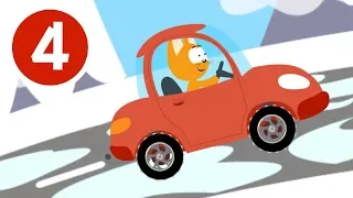 Котенок и волшебный гараж - 04 - ЛЕДЯНАЯ ГОРА - Мультфильм для детей малышей про машины