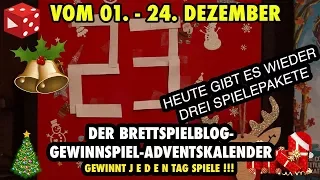 Der Brettspielblog-Gewinnspiel-Adventskalender: Türchen #23 - heute gibt es DREI Spielepakete !!!