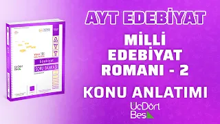 MİLLİ EDEBİYAT ROMANI - 2 | 2022 AYT EDEBİYAT | 345 YAYINLARI