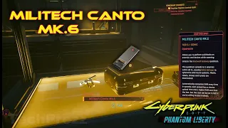 How To Get Militech CANTO MK6 | Step By Step Guide | Cyberpunk 2077 Phantom Liberty