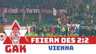 GAK ⚽️ Vienna 👺 FEIERN nach 2 : 2