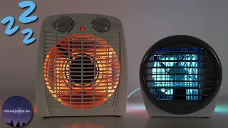 Fan heater & air humidifier fan sounds for sleeping 😴| Dark Screen