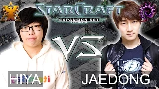 Starcraft Broodwar 1.18  partida profesional: Hiya vs Jaedong