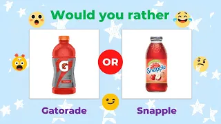 Would You Rather - Drinks Edition ☕🥤🍻😋