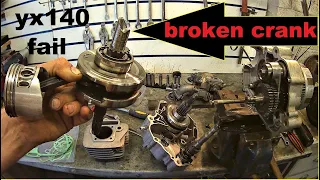 140cc Pitbike engine strip part1