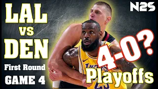 🛑PLAYOFFS - GAME 4 - Denver NUGGETS vs Los Angeles LAKERS - NBA 2K24