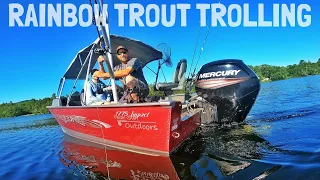 A Day Trolling For Rainbow Trout
