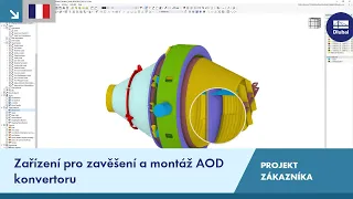 [FR] CP 001247 | Zařízení pro zavěšení a montáž AOD konvertoru