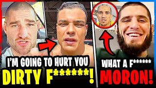 Sean Strickland SENDS A THREAT to Paulo Costa! Islam Makhachev gets CALLED OUT! Charles Oliveira