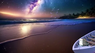 Fall Fast Asleep - Nighttime Galaxy Waves- no music