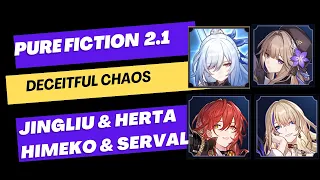 Honkai Star Rail - Day 1 F2P Account - Pure Fiction 2.1 - Deceitful Chaos - Stage 3-4