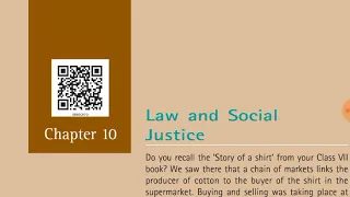 Class8th Civics Chapter 10 Law and Social Justice part 2 full explanation हिंदी में