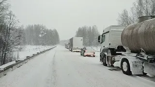 ПЕРМЬ! Срочно смотреть всем! Трасса М7 в сторону перми ДТП и Пробка в 10КМ! ЖЕСТЬ!