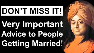 Very Important Advice To People Getting Married - Paramahansa Yogananda on Success in Marriage