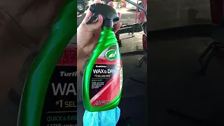 💦 check out this Turtle Wax  and dry spray on this Chevrolet Impala 🚙not sponsored
