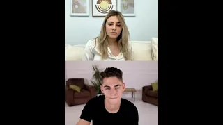 hero and jo texting each other during interviews 😏💘 #herofiennestiffin  #josephinelangford