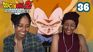 CAN IT FEEL FEAR? | Dragon Ball Z: Abridged Episode 36 | Reaction **we never watched DBZ**