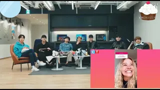 BTS Reagindo (Reaction) a Now United Falando Português 2021