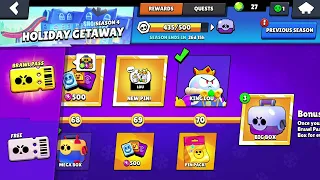 Activating Brawl Pass + Claiming all Boxes from Season 4 Rewards