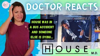 HOUSE GOT HIT BY A BUS?! | Doctor Reacts to House, MD S4 EP15 | House's Head | Part 1