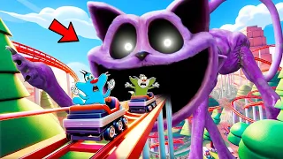 Roblox Cart Ride Into Catnap With Oggy And Jack