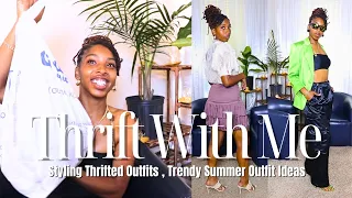 THRIFT WITH ME, I Thrifted My Summer Wardrobe + Try On Haul | 2024