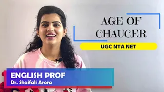 Age of Chaucer - History of English Literature NTA UGC NET English Literature and PhD Entrance