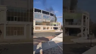 11 ноября в Одессе загорелся стадион "Черноморец"
