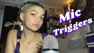 ASMR | Fast and Aggressive Mic Triggers |Gripping, Rubbing, Swirling, Pumping, and more!