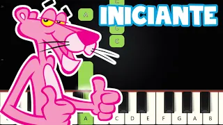 A Pantera Cor De Rosa - Tema de Abertura | Piano e Teclado Iniciante | Nível Fácil | Tutorial