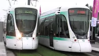 Inauguration du tramway T2 à Bezons